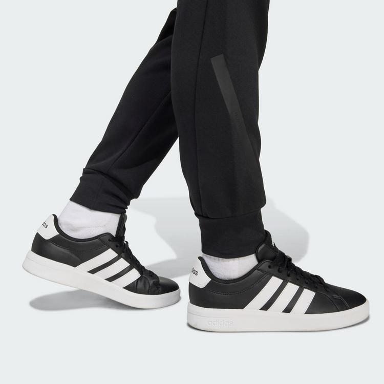 adidas adidas adidas Tapered-Leg Z.N.E. Kids Hose Stoffhose Kinder - Black / Black - 4 | SportScheck