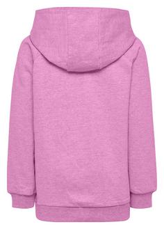 Rückansicht von hummel HMLGO KIDS COTTON LOGO HOODIE Hoodie Kinder ORCHID