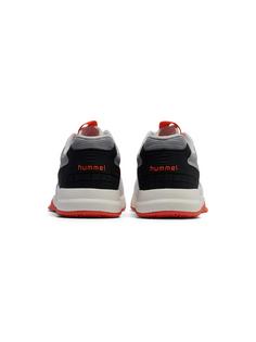 Rückansicht von hummel POWER PLAY PRO Hallenschuhe WHITE/BLACK/RED