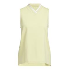 adidas Go-To Sleeveless Poloshirt Poloshirt Damen Powder Yellow