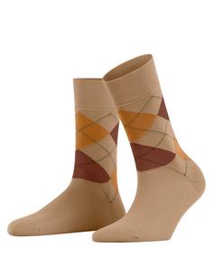 Falke Sensitive Argyle SO Freizeitsocken Damen hay (4712)