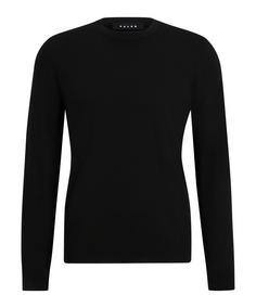 Falke Merino X-Fine Crew Neck Strickpullover Herren black (3000)