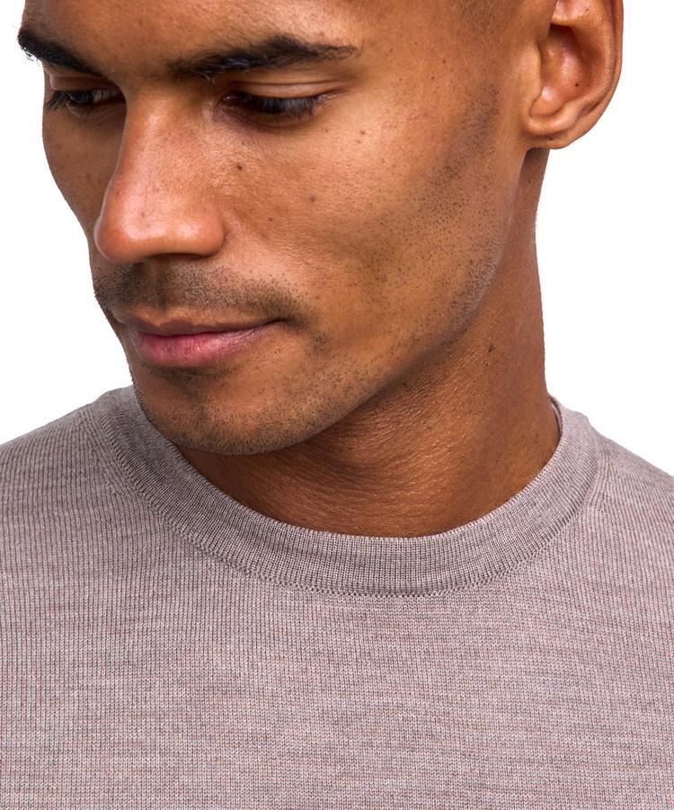 Falke Falke Merino X-Fine Crew Neck Strickpullover Herren - capino mel (4078) - 3 | SportScheck