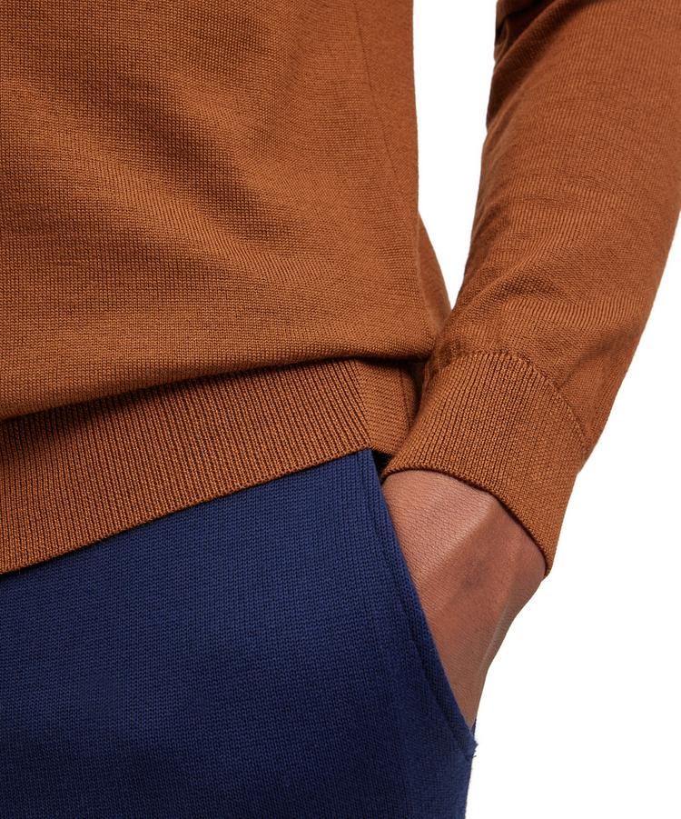 Falke Falke Merino X-Fine Crew Neck Strickpullover Herren - brown (5100) - 2 | SportScheck