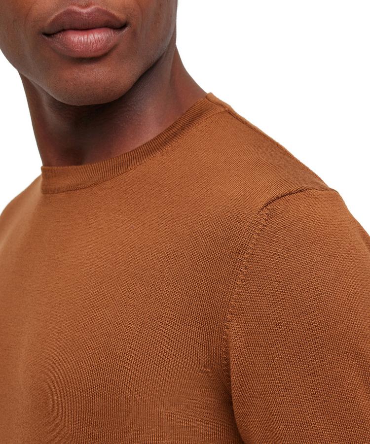 Falke Falke Merino X-Fine Crew Neck Strickpullover Herren - brown (5100) - 3 | SportScheck