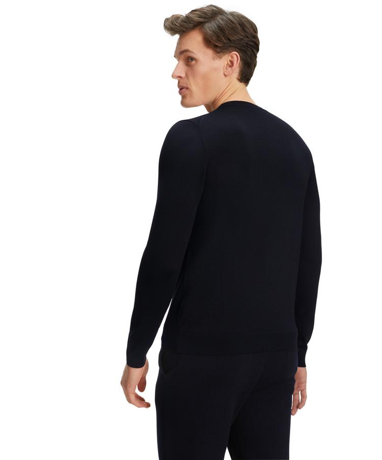 Falke Falke Merino X-Fine Crew Neck Strickpullover Herren - night sky (6437) - 0 | SportScheck