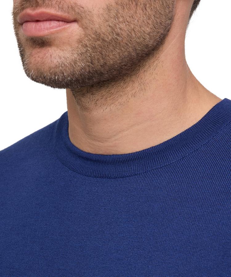 Falke Falke Merino X-Fine Crew Neck Strickpullover Herren - night blue (6578) - 2 | SportScheck