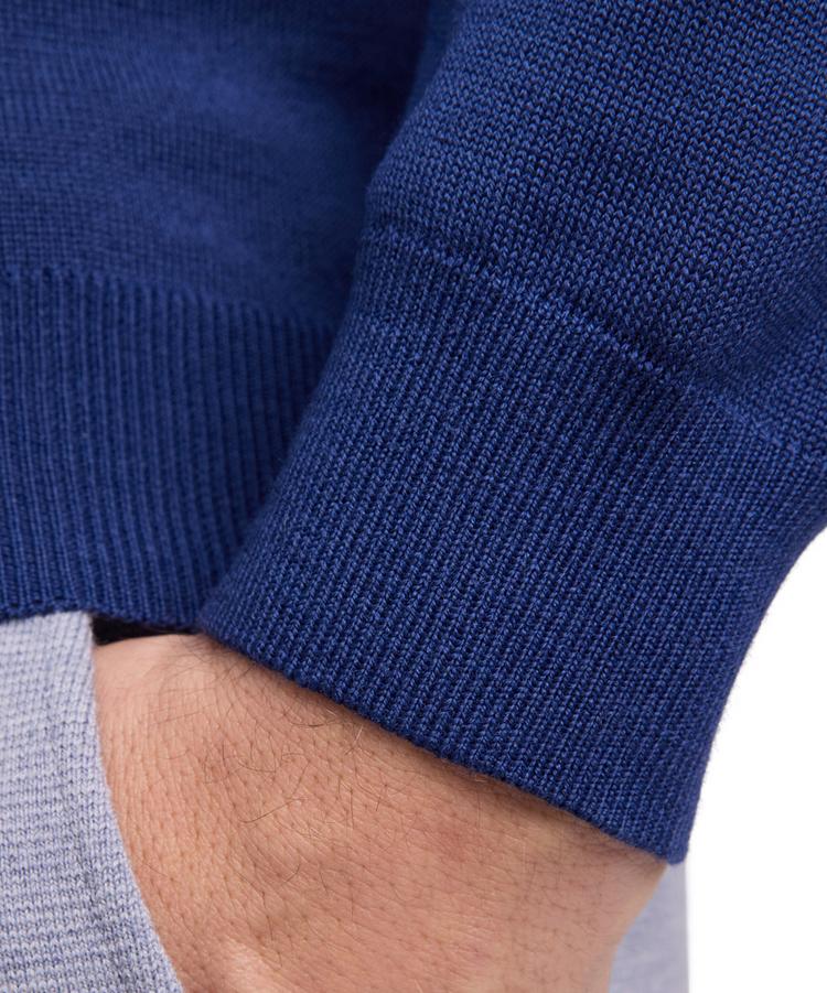 Falke Falke Merino X-Fine Crew Neck Strickpullover Herren - night blue (6578) - 3 | SportScheck