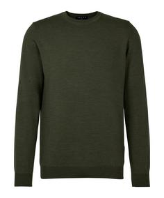 Falke Merino X-Fine Crew Neck Strickpullover Herren kale (7118)