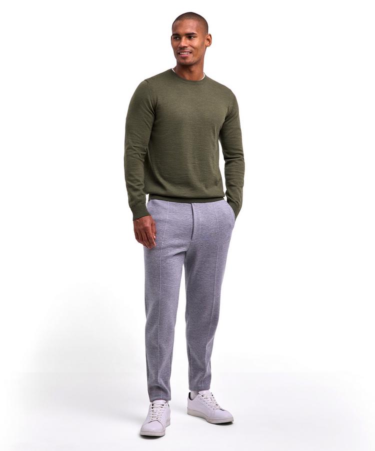 Falke Falke Merino X-Fine Crew Neck Strickpullover Herren - kale (7118) - 1 | SportScheck