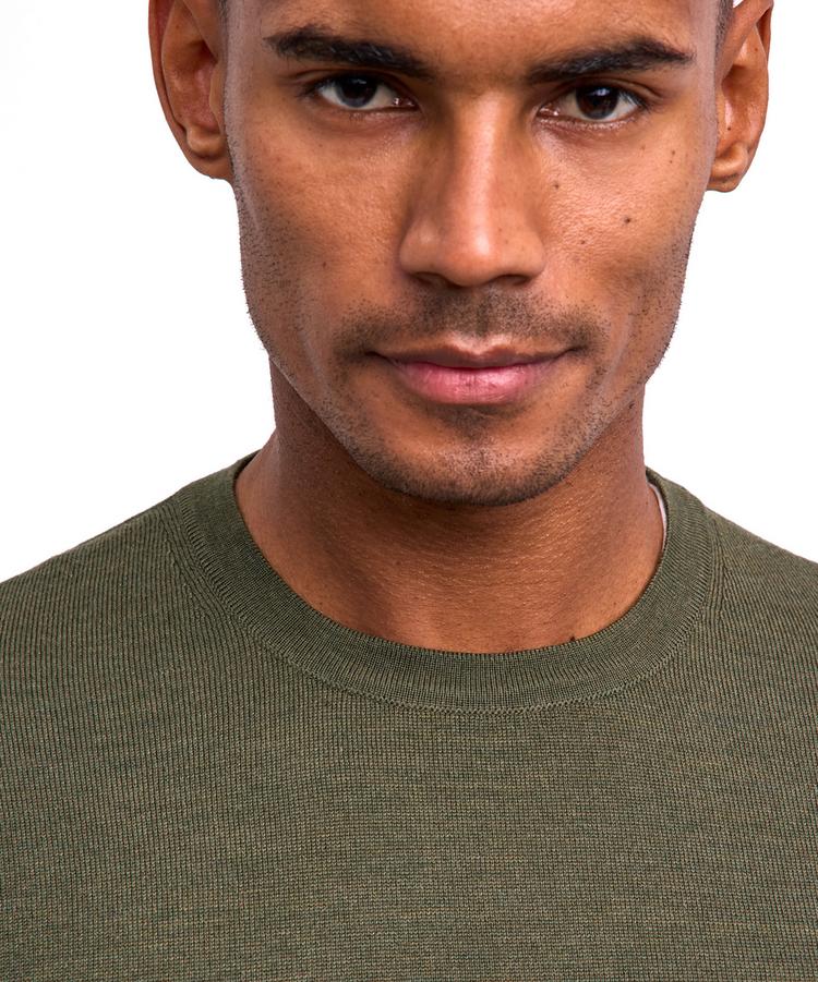 Falke Falke Merino X-Fine Crew Neck Strickpullover Herren - kale (7118) - 3 | SportScheck