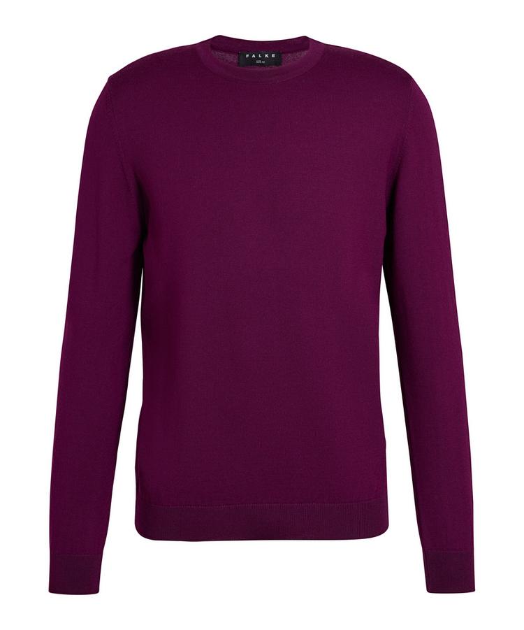Falke Falke Merino X-Fine Crew Neck Strickpullover Herren - vendetta (8704) - 0 | SportScheck