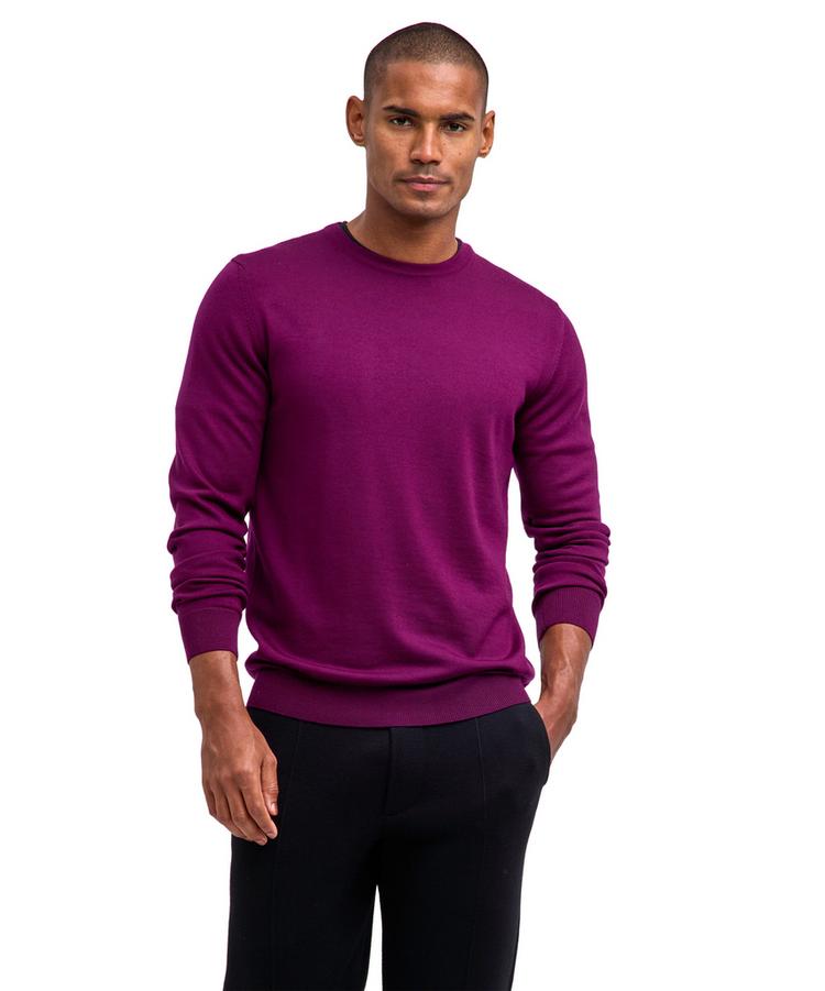 Falke Falke Merino X-Fine Crew Neck Strickpullover Herren - vendetta (8704) - 0 | SportScheck