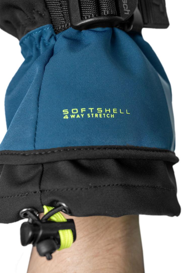 Reusch Reusch Down Spirit GORE-TEX Handschuh - 7073 blck/dark deni/safe yello - 3 | SportScheck