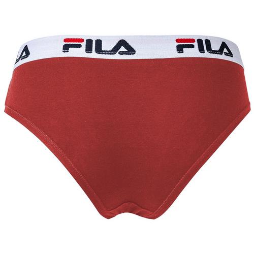Rückansicht von FILA Slip Slip Damen Rot