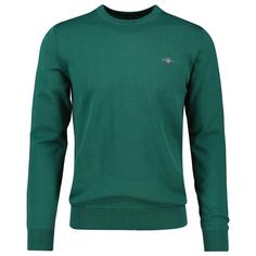 GANT Strickpullover Strickpullover Herren Grün (Forest Green)