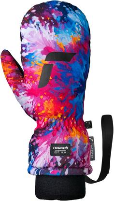 Rückansicht von Reusch Carter R-TEX® XT Mitten Skihandschuhe 7500 blck/multicol snowfla