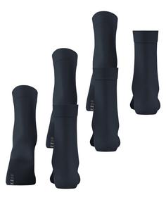 Rückansicht von Falke Cotton Touch Bundle 3P SO Freizeitsocken Damen graphite (3146)