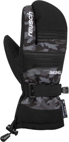 Rückansicht von Reusch Kondor R-TEX® XT Junior Lobster Skihandschuhe Kinder 5570 dark camo / black