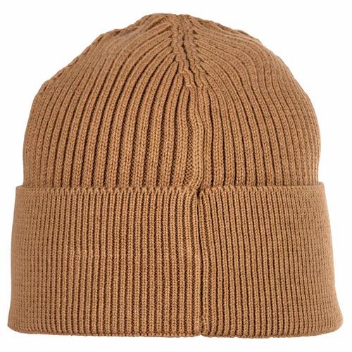 Rückansicht von Boss Mütze Beanie Herren Beige