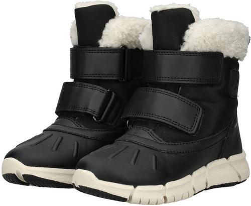 Rückansicht von Geox Stiefel Stiefel Kinder Schwarz