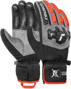 Reusch Worldcup Warrior R-TEX® XT Skihandschuhe 7588 blck/silver/fluo red