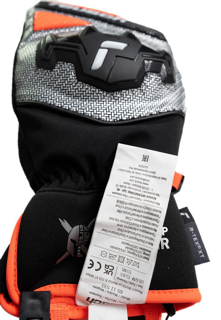 Reusch Reusch Worldcup Warrior R-TEX&reg; XT Mitten Handschuh - 7588 blck/silver/fluo red - 5 | SportScheck