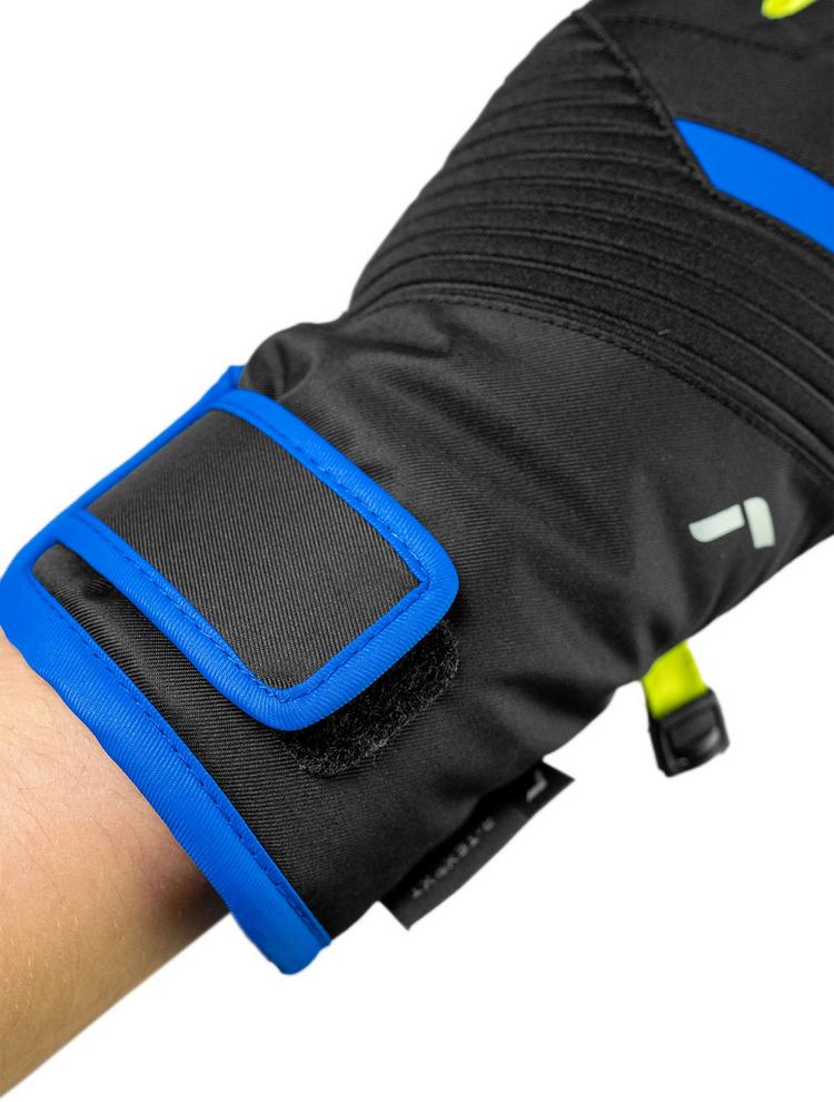 Reusch Reusch Dan R-TEX&reg; XT Junior Handschuh Kinder - 7002 blck/bril blu/safety yell - 4 | SportScheck