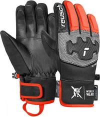 Reusch Worldcup Warrior Prime R-TEX&reg; XT Handschuh Kinder - 7588 blck/silver/fluo red