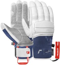 Reusch Cyprien Sarrazin Outdoorhandschuhe 1027 white/dress blue