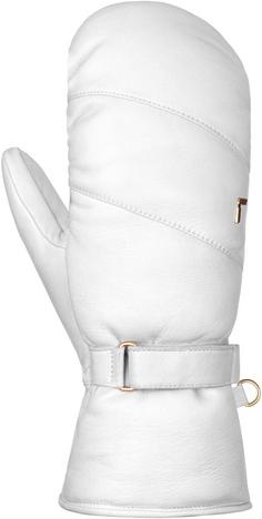 Rückansicht von Reusch Perla Mitten Skihandschuhe Damen 1100 white
