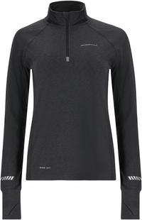 Endurance Canna Langarmshirt Damen - 1111 Black Melange