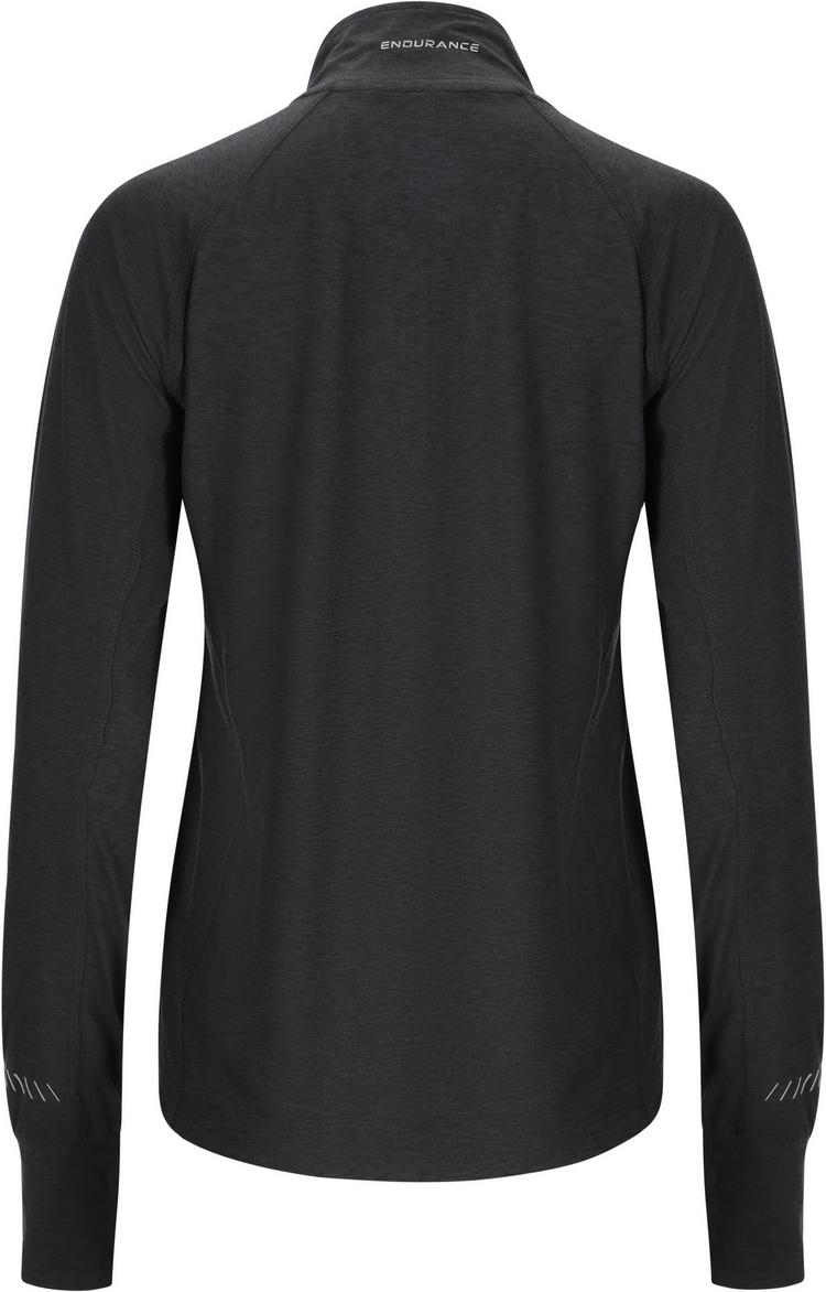 Endurance Endurance Canna Langarmshirt Damen - 1111 Black Melange - 0 | SportScheck