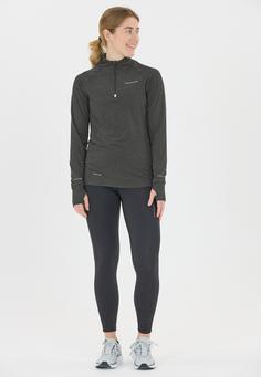 Rückansicht von Endurance Canna Langarmshirt Damen 1111 Black Melange