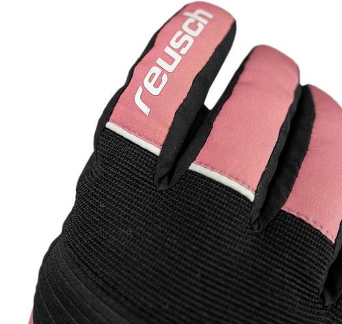 Rückansicht von Reusch Benji R-TEX® XT Junior Skihandschuhe Kinder 7049 black / wild rose