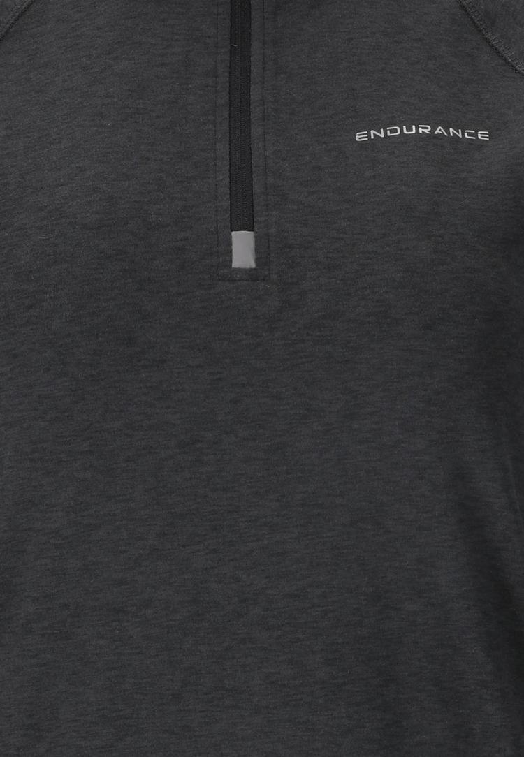 Endurance Endurance Canna Langarmshirt Damen - 1111 Black Melange - 0 | SportScheck