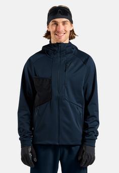 Rückansicht von Odlo Funktionsjacke Herren dark sapphire(20731)