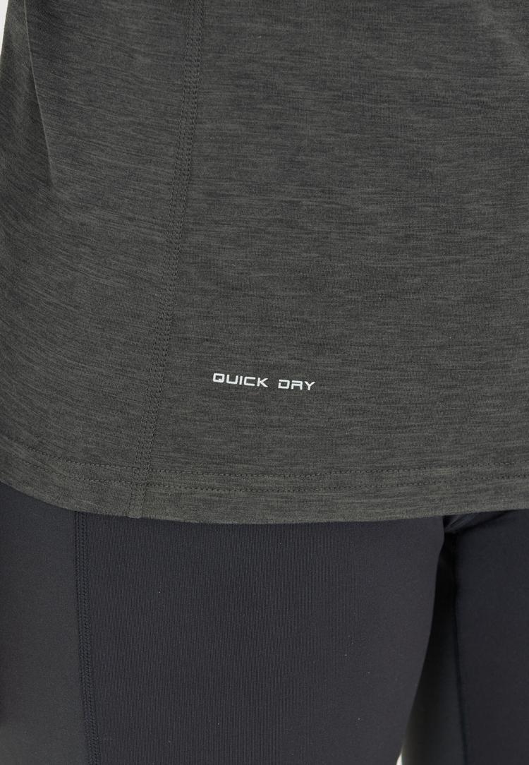 Endurance Endurance Canna Langarmshirt Damen - 1111 Black Melange - 4 | SportScheck