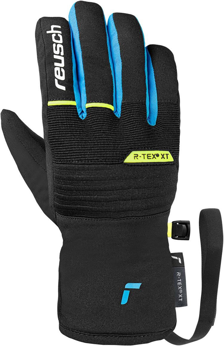 Reusch Reusch Benji R-TEX&reg; XT Junior Handschuh Kinder - 7002 blck/bril blu/safety yell - 5 | SportScheck