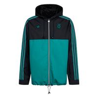 adidas Liverpool FC Terrace Icons Parka Trainingsjacke Herren - Black / Sea Green