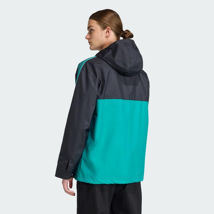 adidas adidas Liverpool FC Terrace Icons Parka Trainingsjacke Herren - Black / Sea Green - 1 | SportScheck