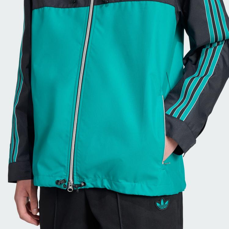 adidas adidas Liverpool FC Terrace Icons Parka Trainingsjacke Herren - Black / Sea Green - 0 | SportScheck