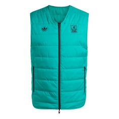 adidas Liverpool FC Terrace Icons Weste Outdoorweste Herren Black / Sea Green