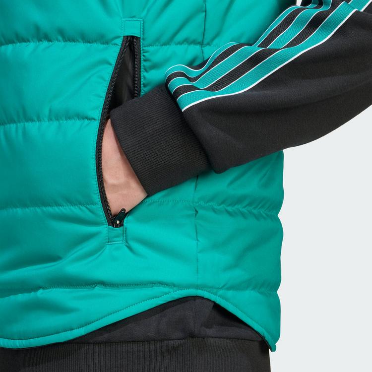 adidas adidas Liverpool FC Terrace Icons Weste Outdoorweste Herren - Black / Sea Green - 0 | SportScheck