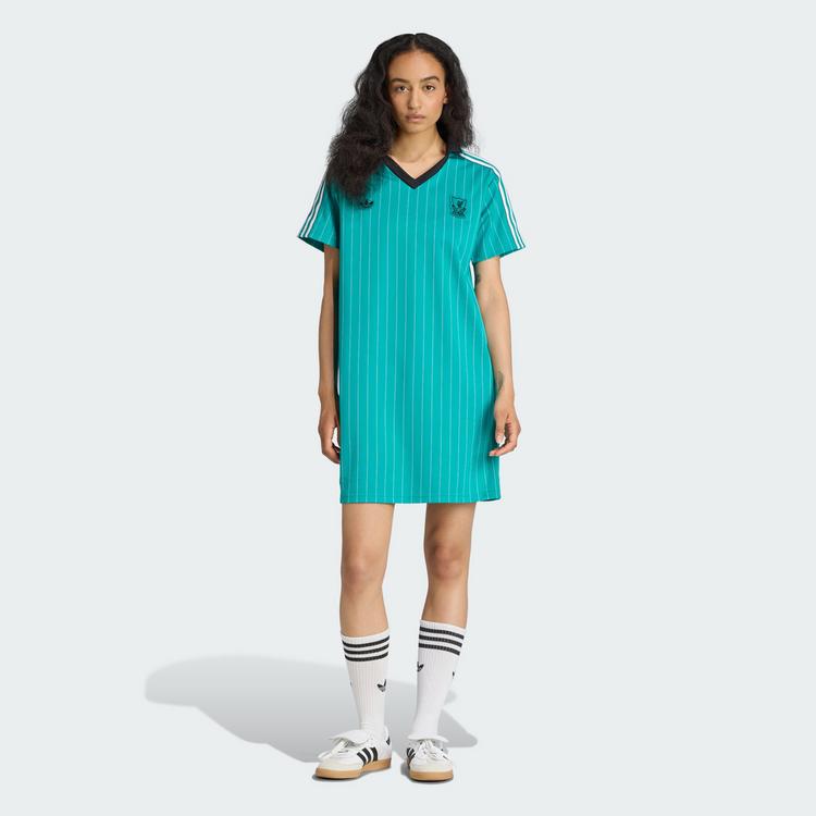 adidas adidas FC Liverpool Terrace Icons Kleid Laufkleid Damen - Sea Green / White - 0 | SportScheck
