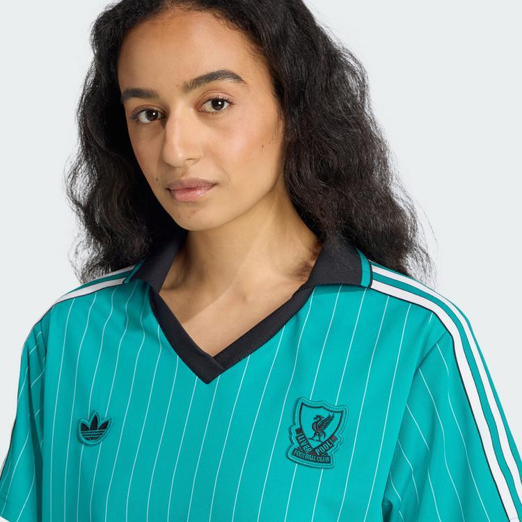 adidas adidas FC Liverpool Terrace Icons Kleid Laufkleid Damen - Sea Green / White - 0 | SportScheck