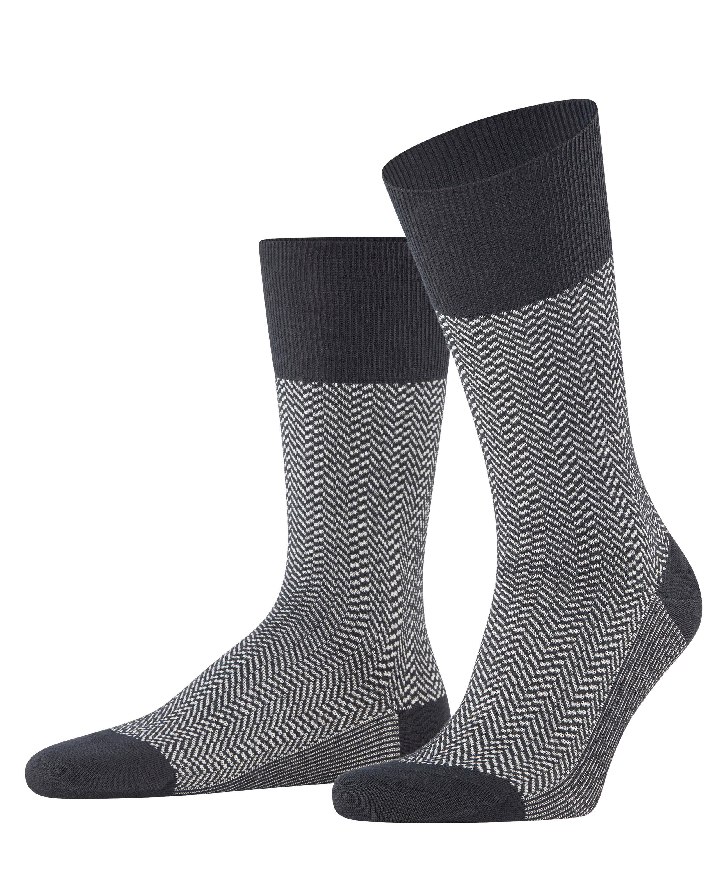 Falke Airport Herringstripe SO Socken Herren - black (3000)