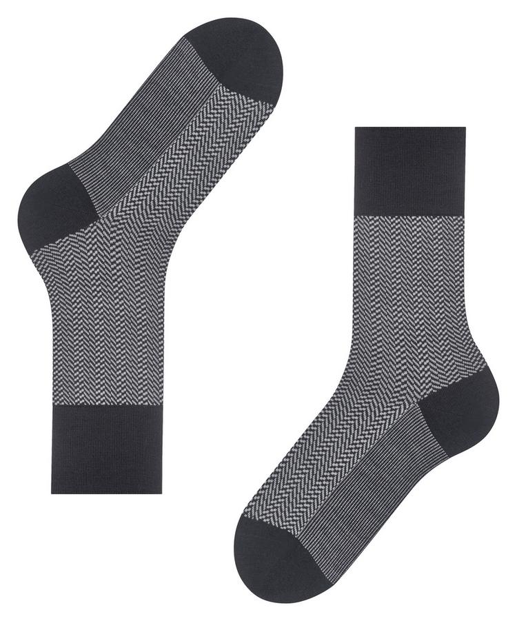Falke Falke Airport Herringstripe SO Socken Herren - black (3000) - 2 | SportScheck