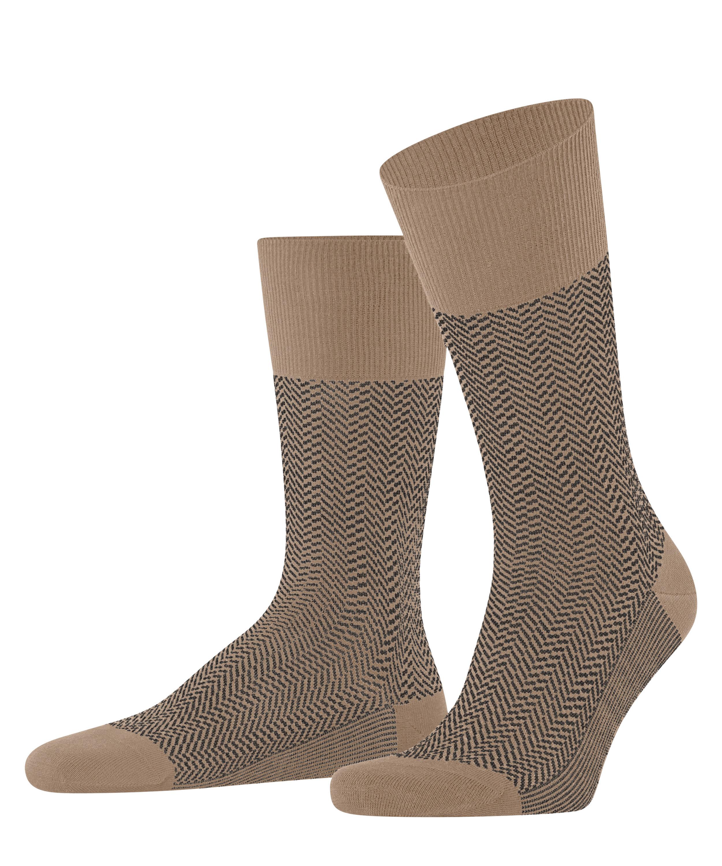 Falke Airport Herringstripe SO Socken Herren - camel (5038)