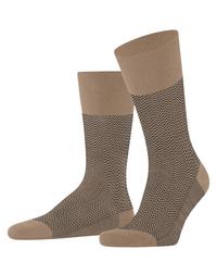 Falke Airport Herringstripe SO Socken Herren - camel (5038)